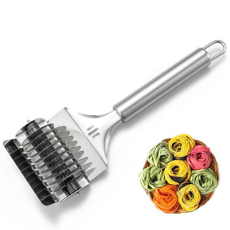 Stainless Steel Roller Noodle Maker Fast Food Noodles Dough Rolling Pasta Tools