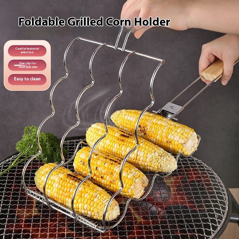 Multi-Functional Barbecue Net Portable Roasted Corn Clip