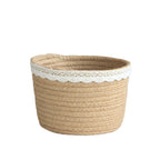 Cotton Woven Decorative Boxes for Countertop Organizing Cosmetic Perfume