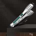 Stainless Steel Grill Tongs For Cooking BBQ Non-Slip Salad Clips