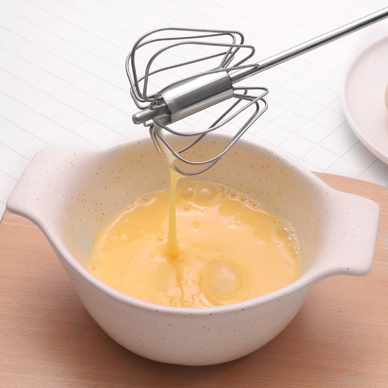 Stainless Steel Semi-Automatic Hand-Push Whisk