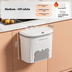 Wall-mounted Kitchen Waste Storage Bucket With Lid