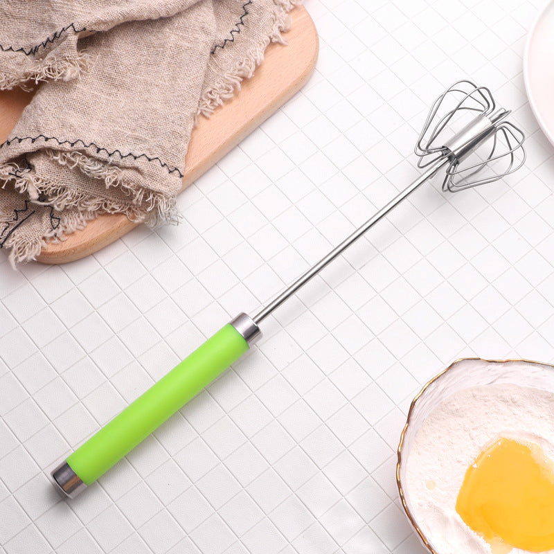 Stainless Steel Semi-Automatic Hand-Push Whisk