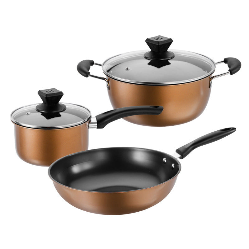 Set Of Kitchen Cookware Cooking Pots