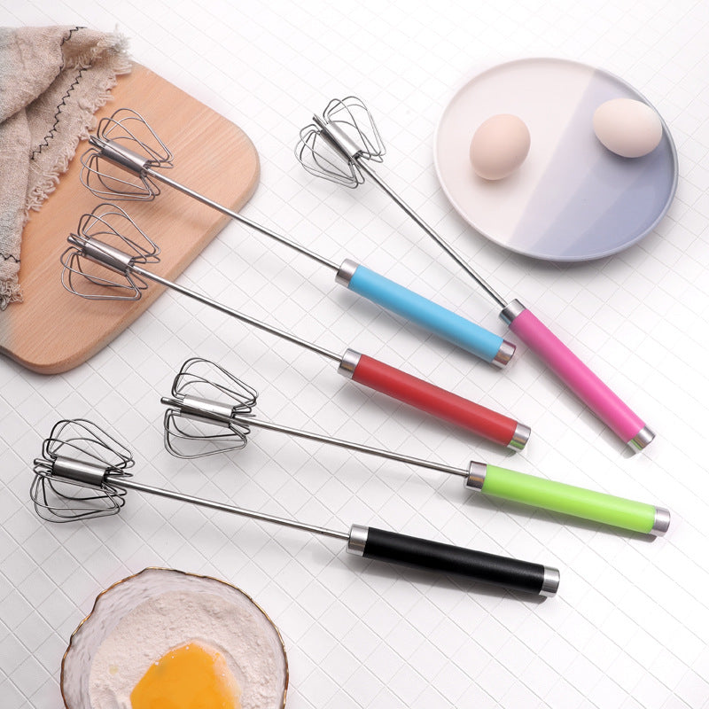 Stainless Steel Semi-Automatic Hand-Push Whisk