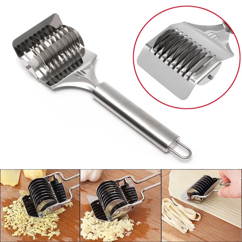Stainless Steel Roller Noodle Maker Fast Food Noodles Dough Rolling Pasta Tools