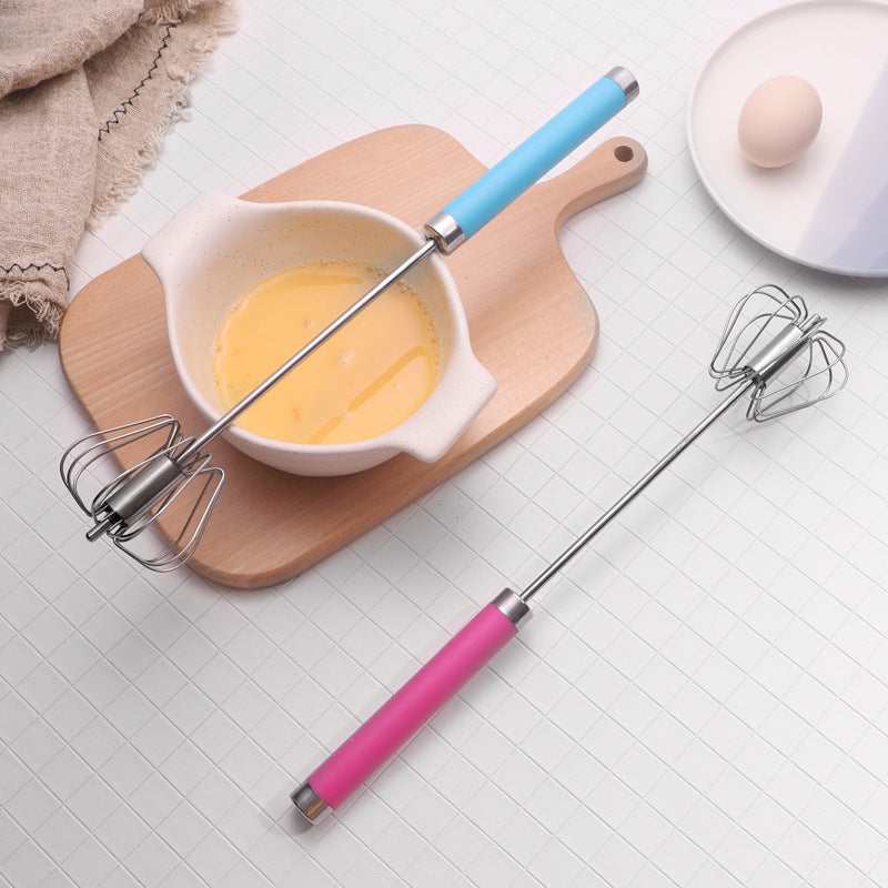 Stainless Steel Semi-Automatic Hand-Push Whisk