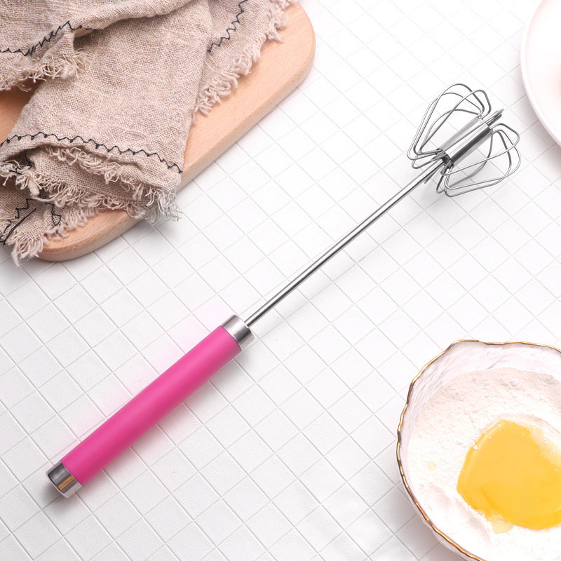 Stainless Steel Semi-Automatic Hand-Push Whisk